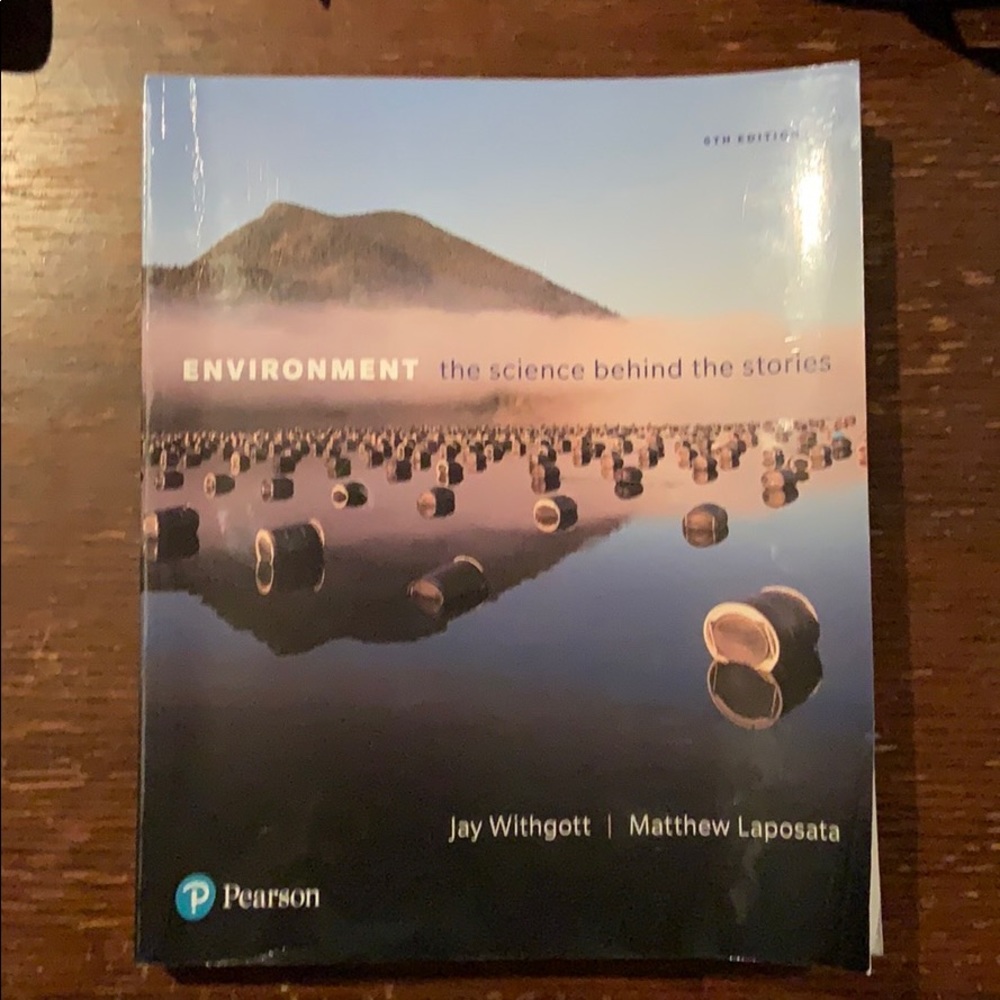Environmental Science book for EVR1001